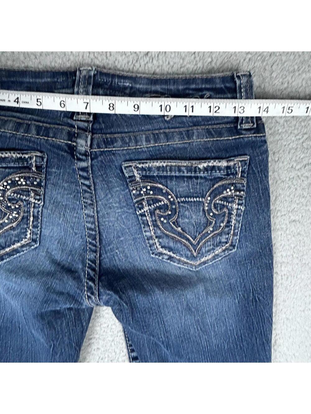 Big Star Womens Kayla Straight Jeans Size 25 R Legendary Blue 5-Pockets Denim - Picture 13 of 15